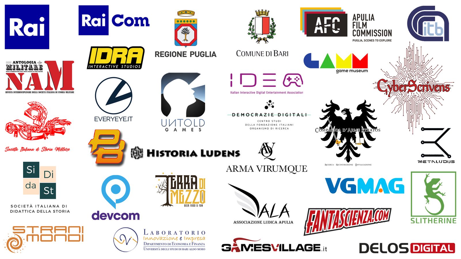 Partners and supporters of Video Games and High Culture